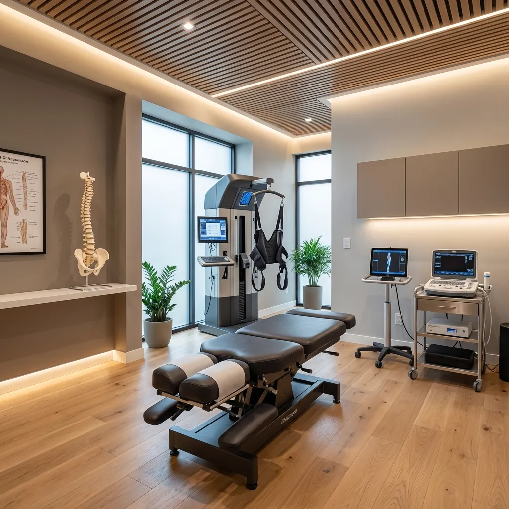 Premium Chiropractic Treatment Room